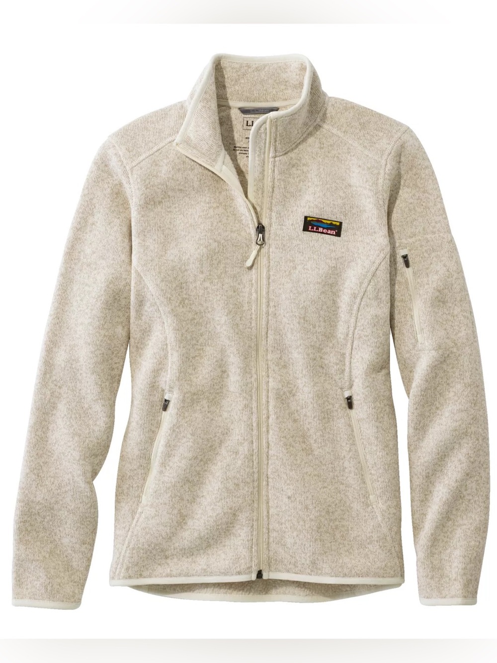LL Bean Sweater Fleece Full Zip Jacket